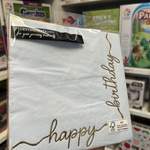 12 Serviettes Happy Birthday